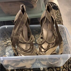 Torrid Women's Brown Strappy Heels